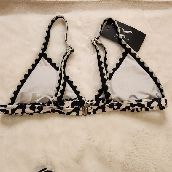 Bikinx Cheetah Print Triangle Bikini 2 Piece Swimsuit Size XS New With Tag - Picture 12 of 14